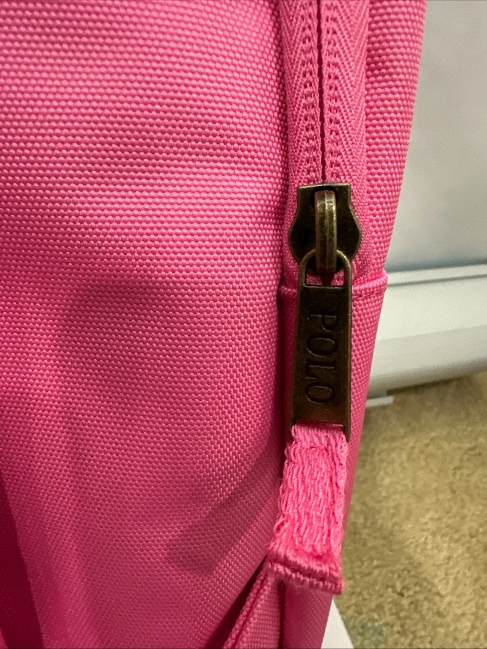 Polo by Ralph Lauren Pink Polo Bear Kids Backpack
